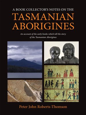 cover image of A Book Collector's Notes on the Tasmanian Aborigines